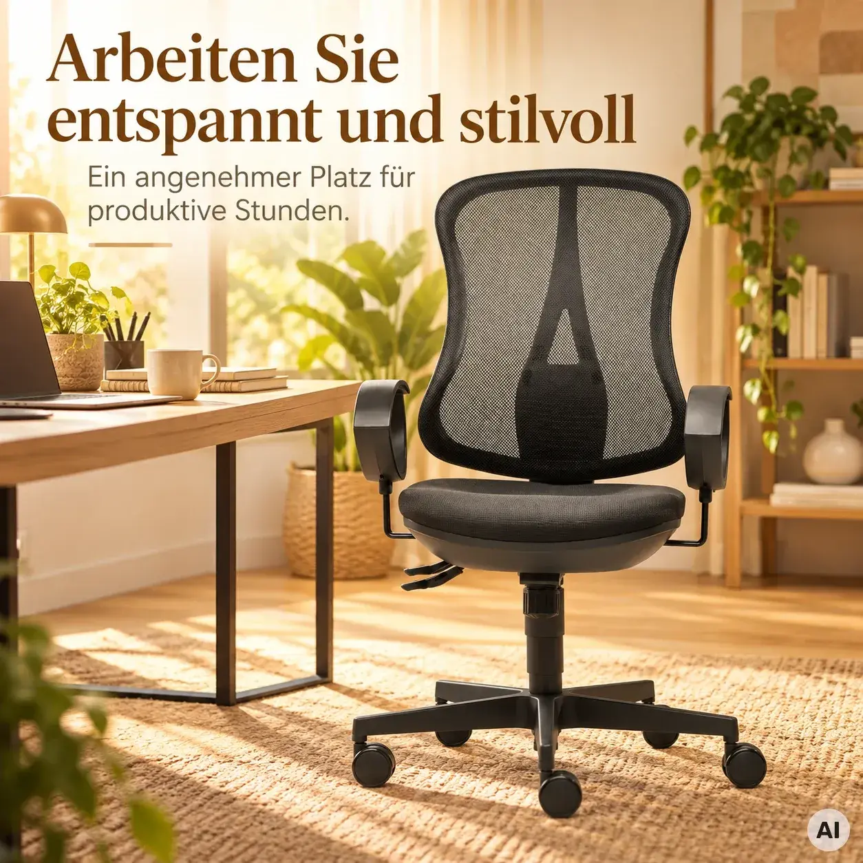Flash Net M - Ergonomischer Netz-Drehstuhl